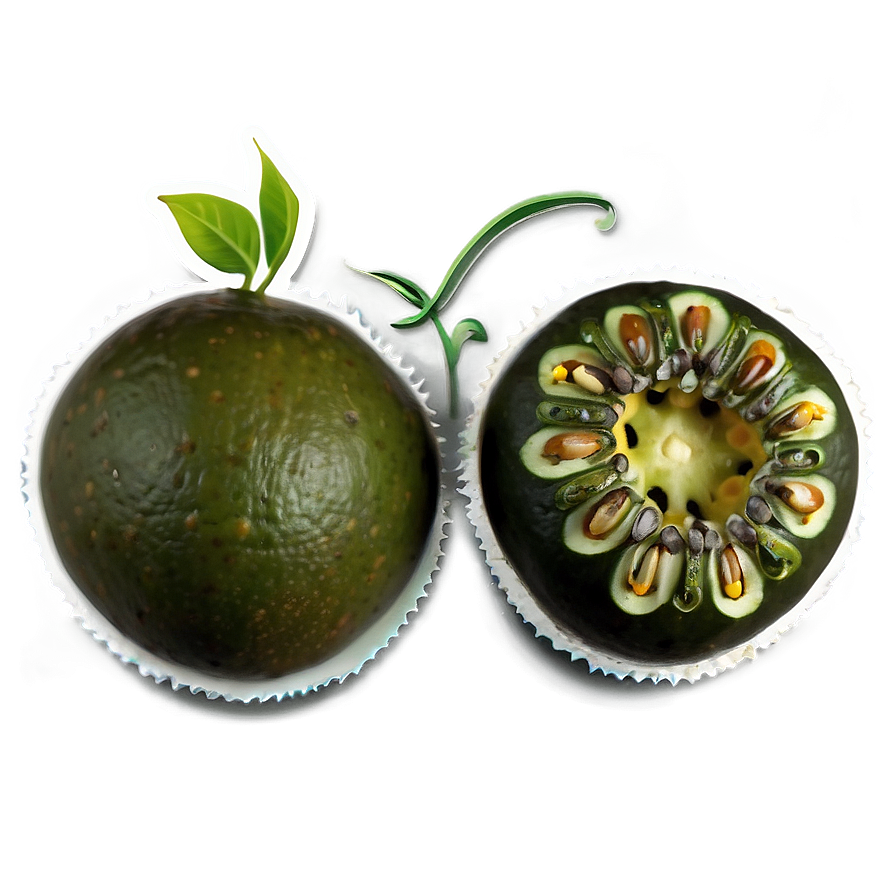 Artistic Passion Fruit Arrangement Png Fxh65