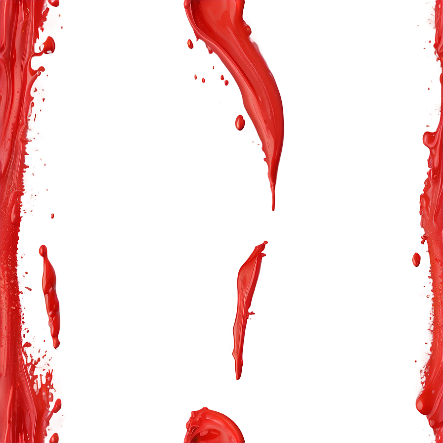 Artistic Red Paint Stroke Png 06262024