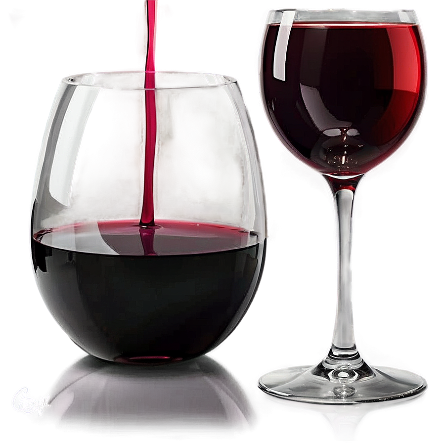 Artistic Red Wine Glass Png 83