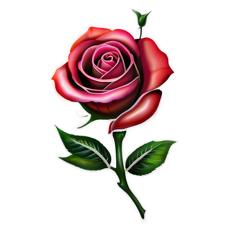 Artistic Rose Tattoo Creation Png 05252024