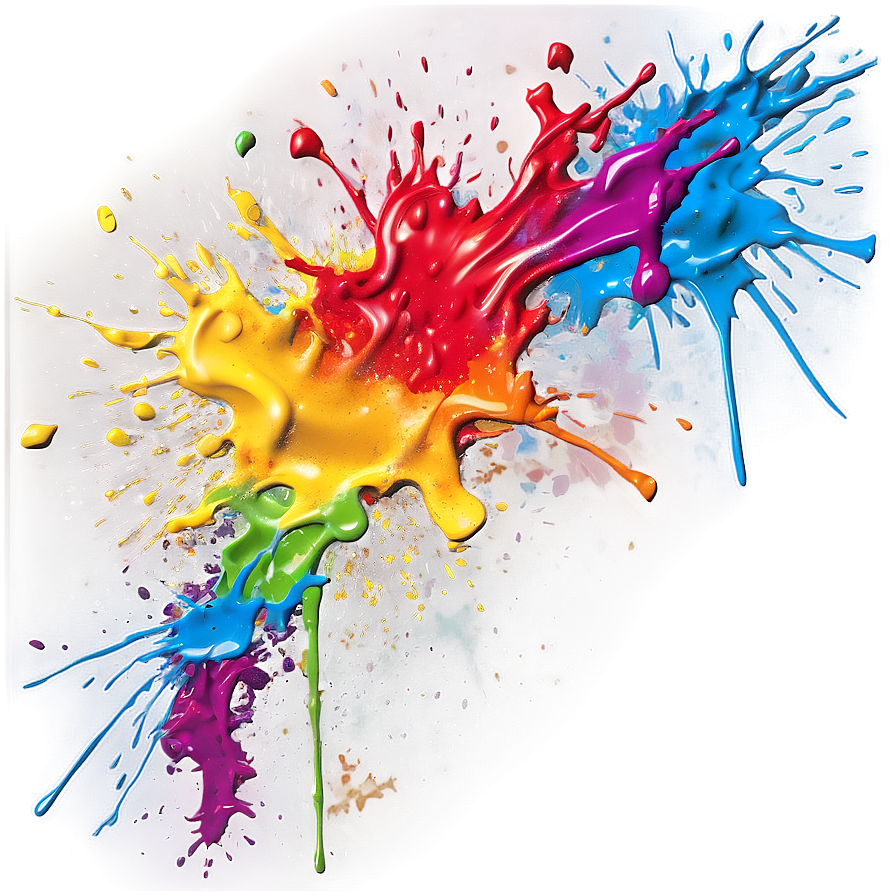 Artistic Spray Paint Splatter Png Nmf