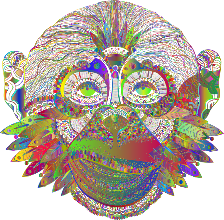 Art,psychedelic Art,mardi Gras - Illustration, HD Png Download PNG with transparent background