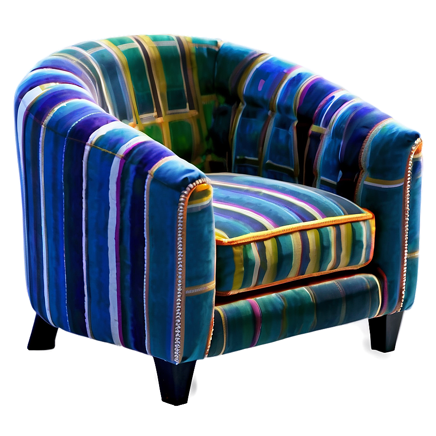 Artsy Abstract Armchair PNG tnc46 PNG with transparent background