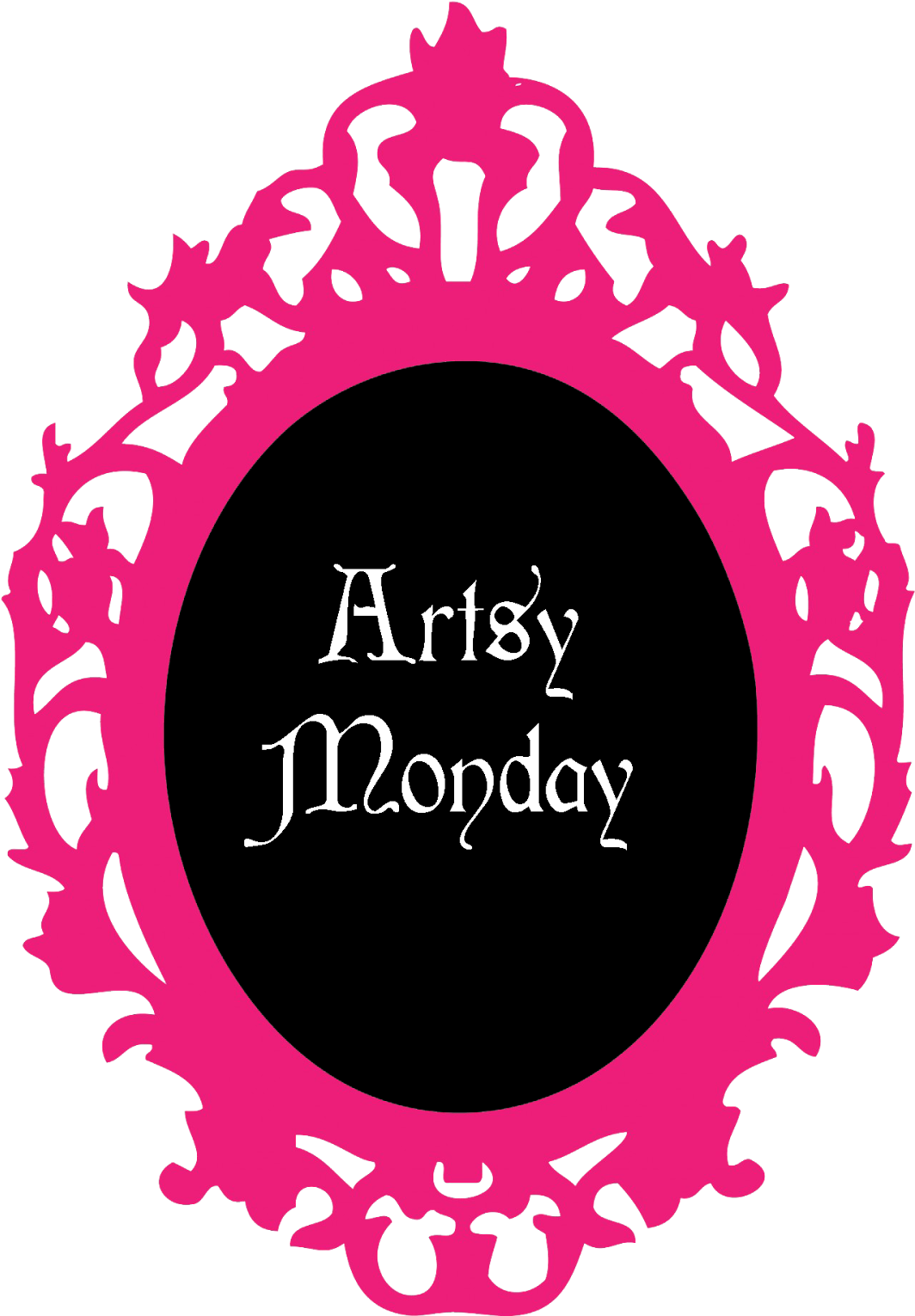 Artsy Monday Logo Pink Frame