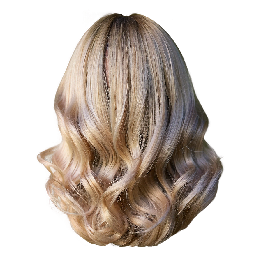 Ash Blonde Hair Png 05252024