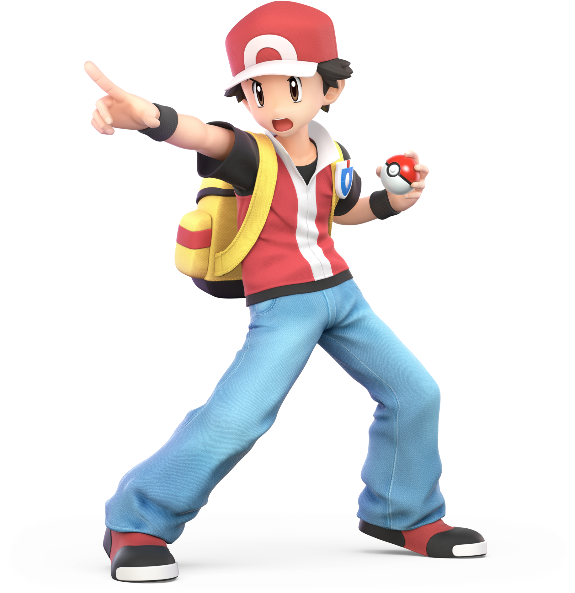 Ash Ketchum Pokemon Trainer Pointing