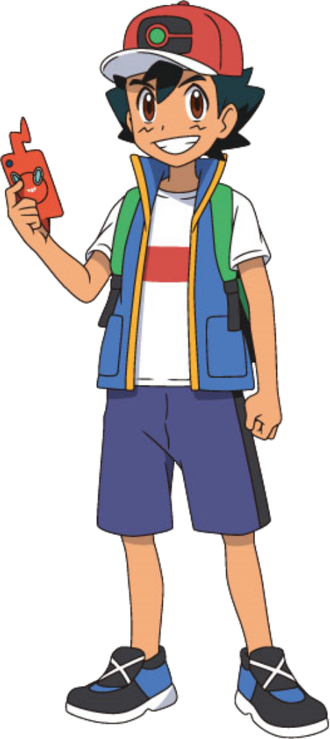 Ash Ketchum Pokemon Trainerwith Pokedex