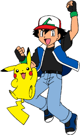 Ashand Pikachu Victory Pose