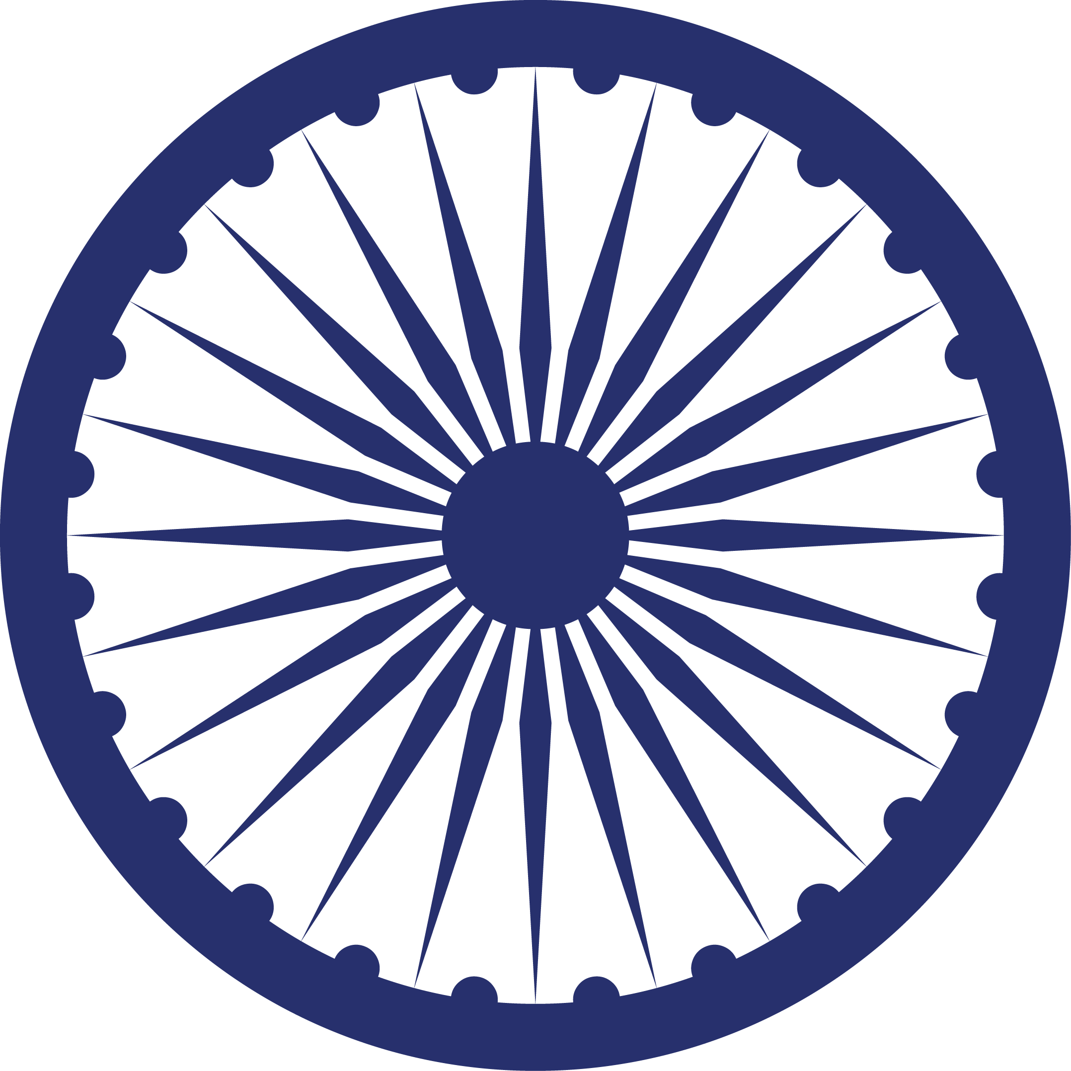 Center Of Flag Of India, HD Png Download PNG with transparent background