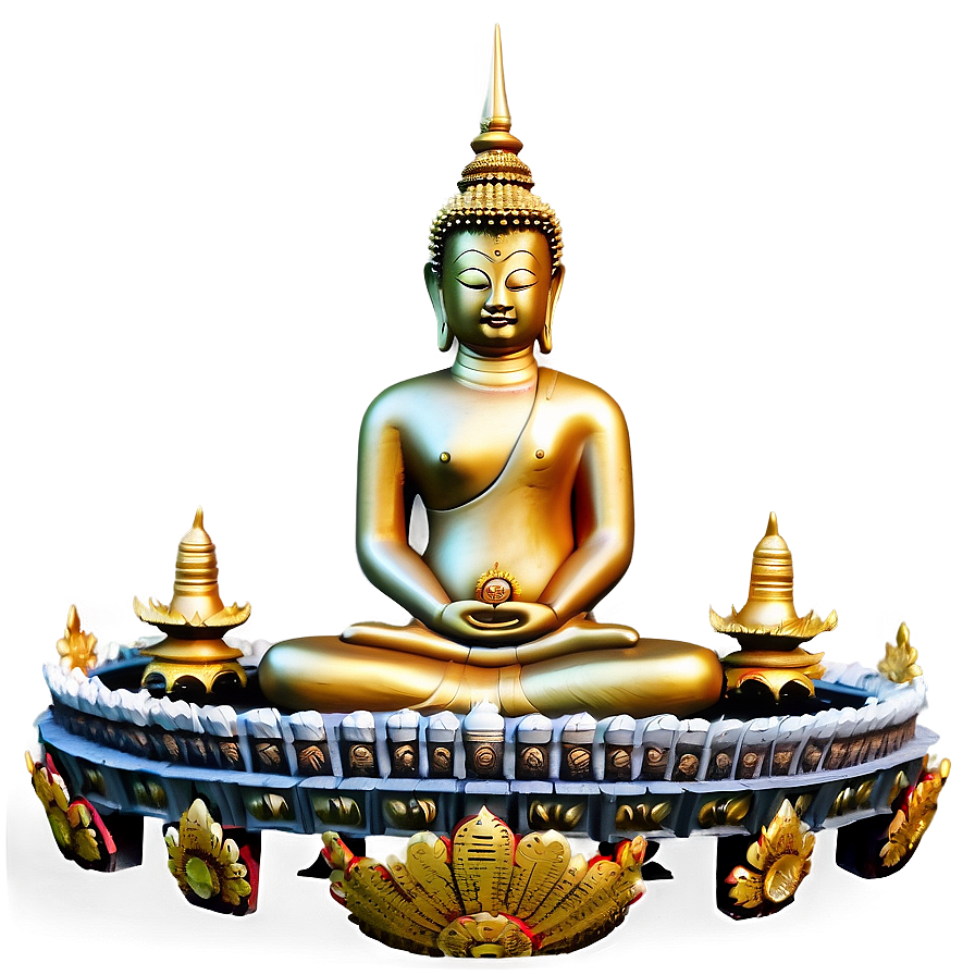 Asian Buddhist Temples Png Bjd12