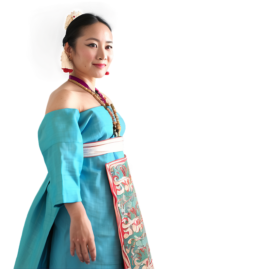 Asian Cultural Dress Portrait Png 90