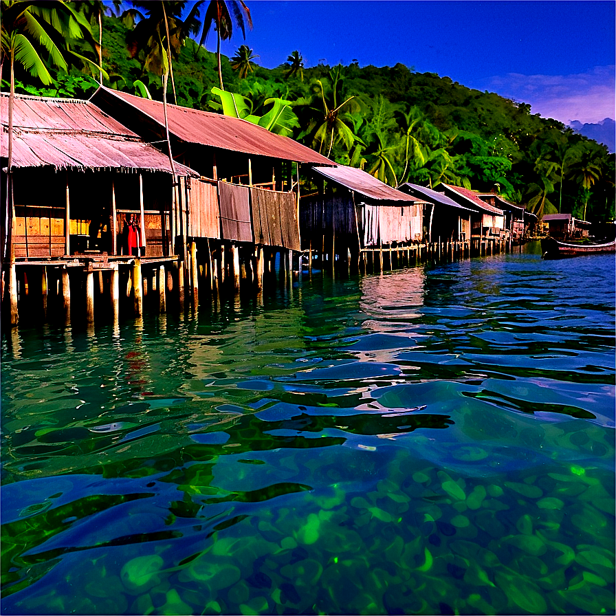 Asian Fishing Village PNG 42 PNG with transparent background