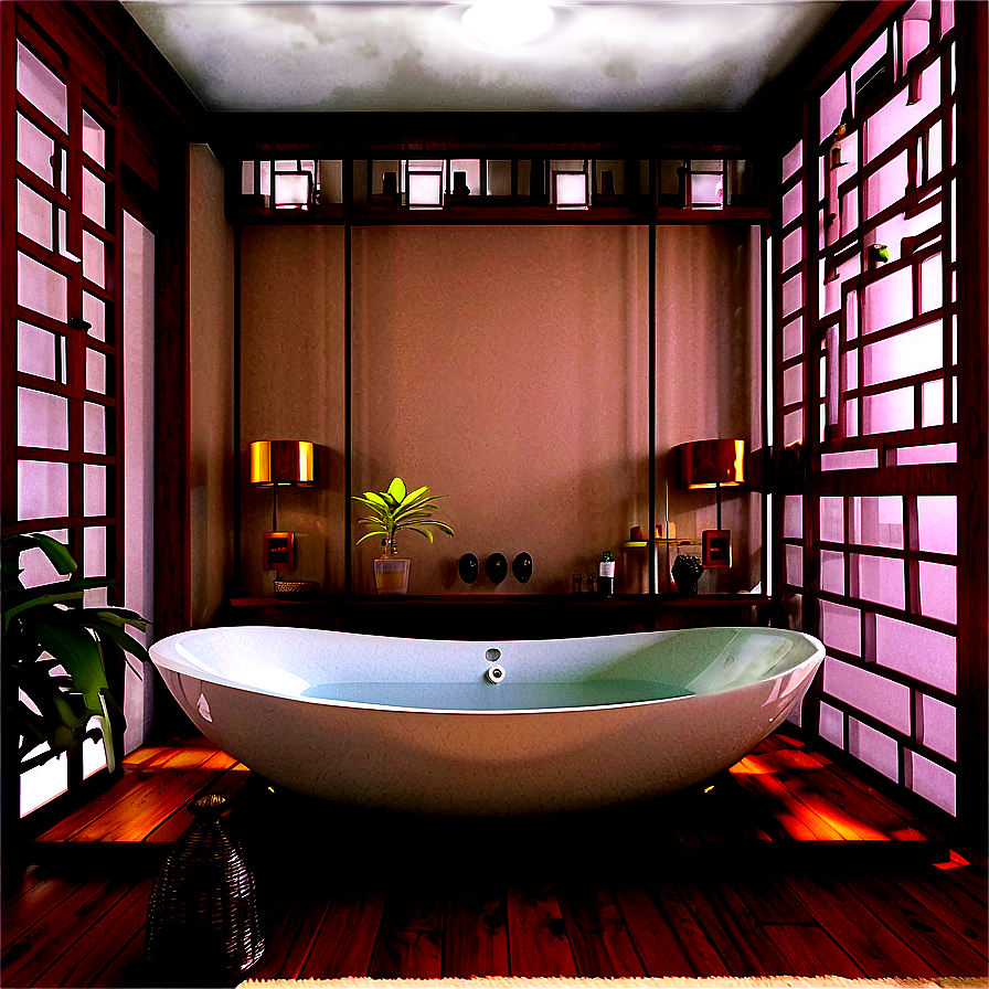 Asian-inspired Bathroom Png Epq