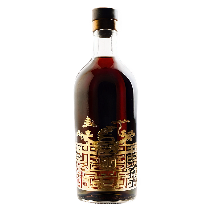 Asian Inspired Liquor Bottle Png 37