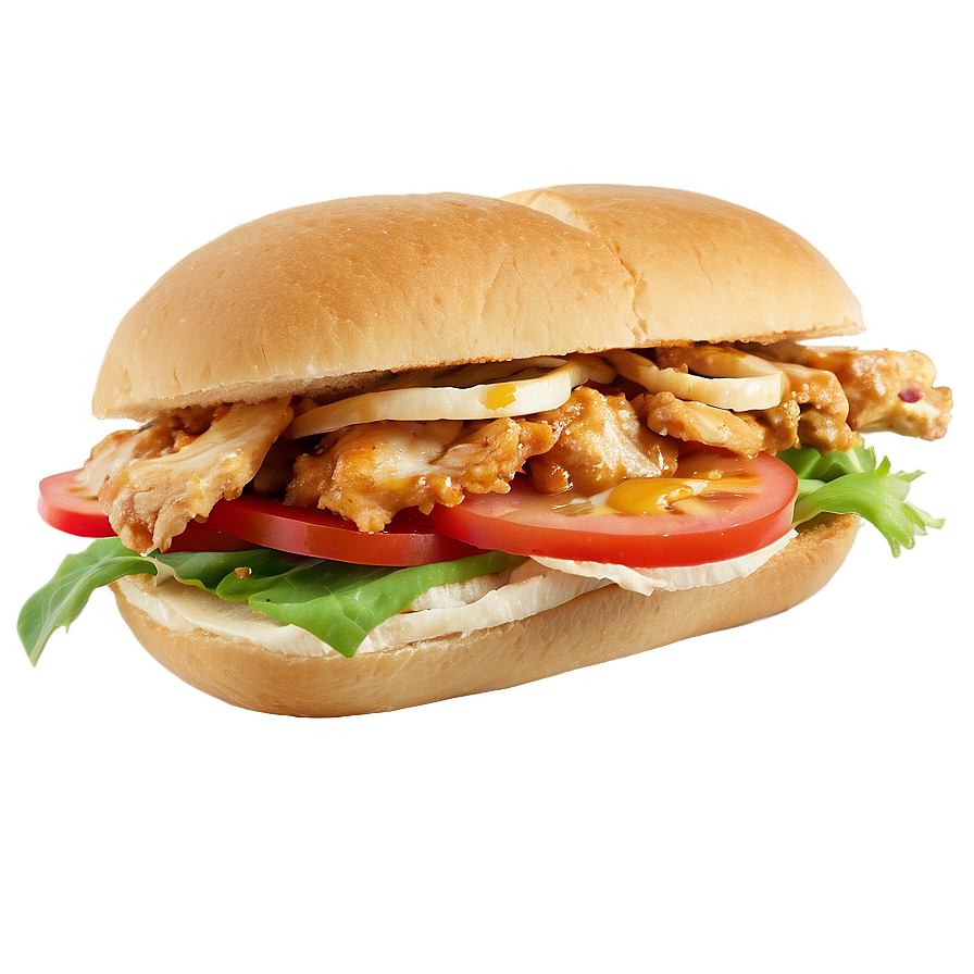 Asian Style Chicken Sandwich Png 06132024