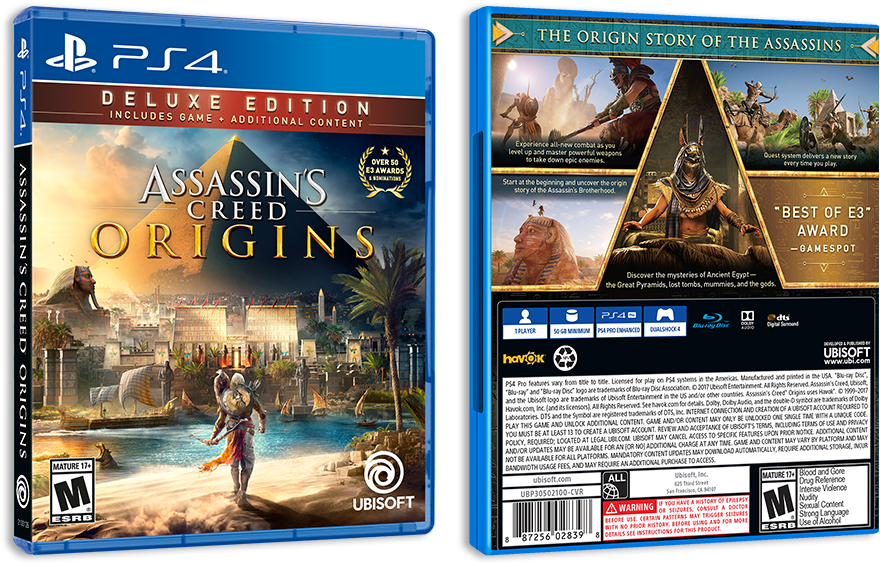 Assassin's Creed Origins - Assassins Creed Origins Deluxe Ps4, HD Png Download PNG with transparent background