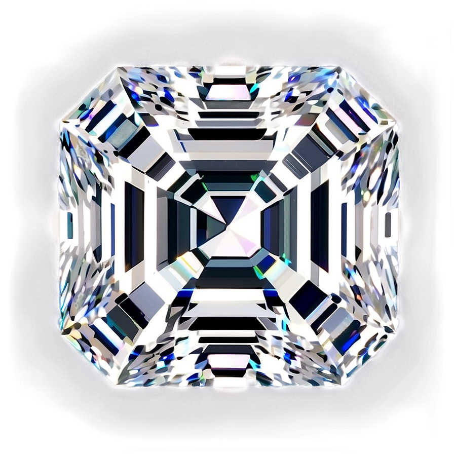 Asscher Cut Diamonds Png Fgg