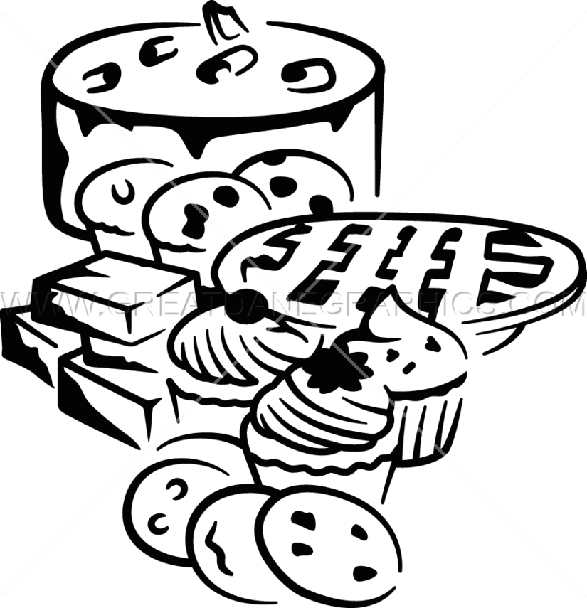 Layout Production Ready Artwork - Bakery Black And White Png, Transparent Png PNG with transparent background
