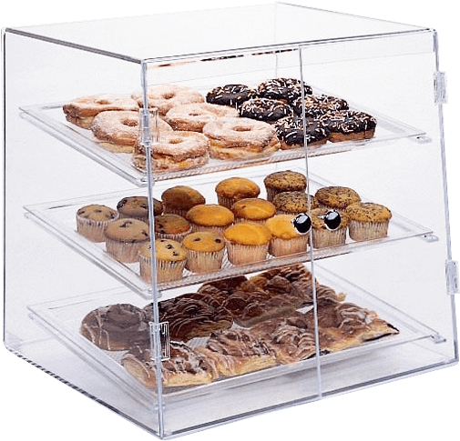 Food Service Displays - Bakery Acrylic Display Case, HD Png Download PNG with transparent background