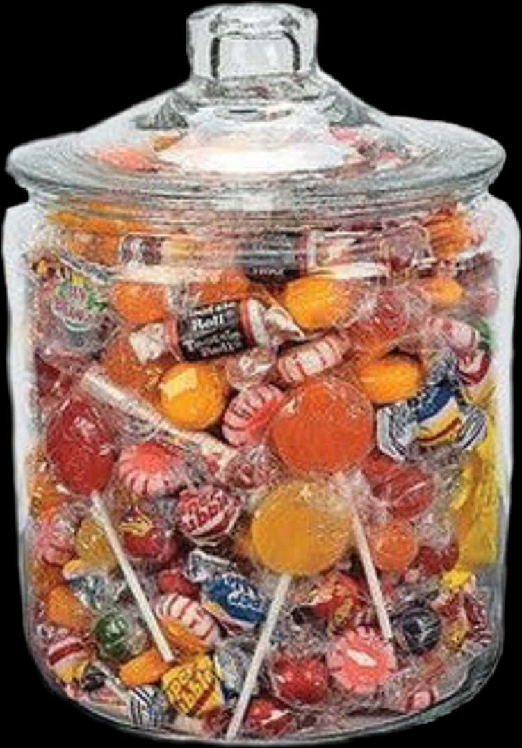 Assorted Candy Jar