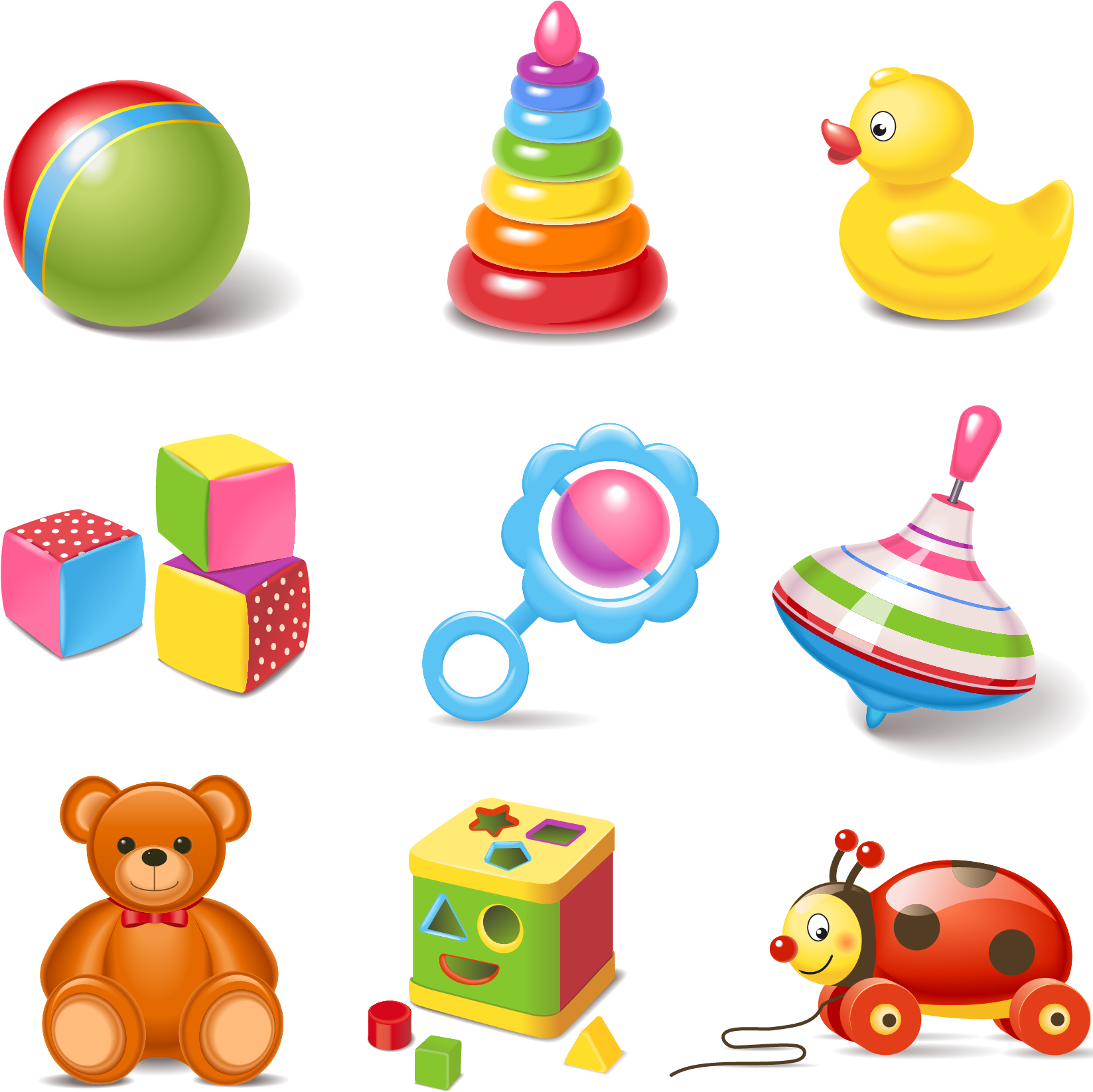 Transparent Child Icon Png - Baby Toys Vector Png, Png Download PNG with transparent background