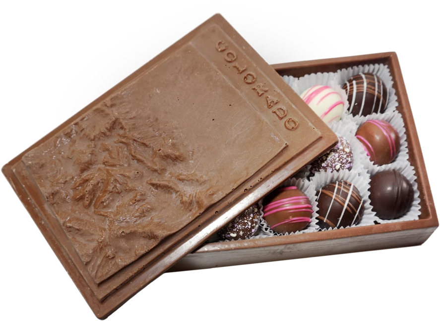 Assorted Chocolatesin Gift Box PNG with transparent background