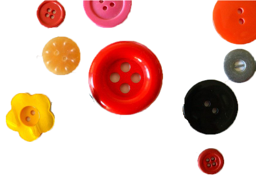 Assorted Clothing Buttons Transparent Background