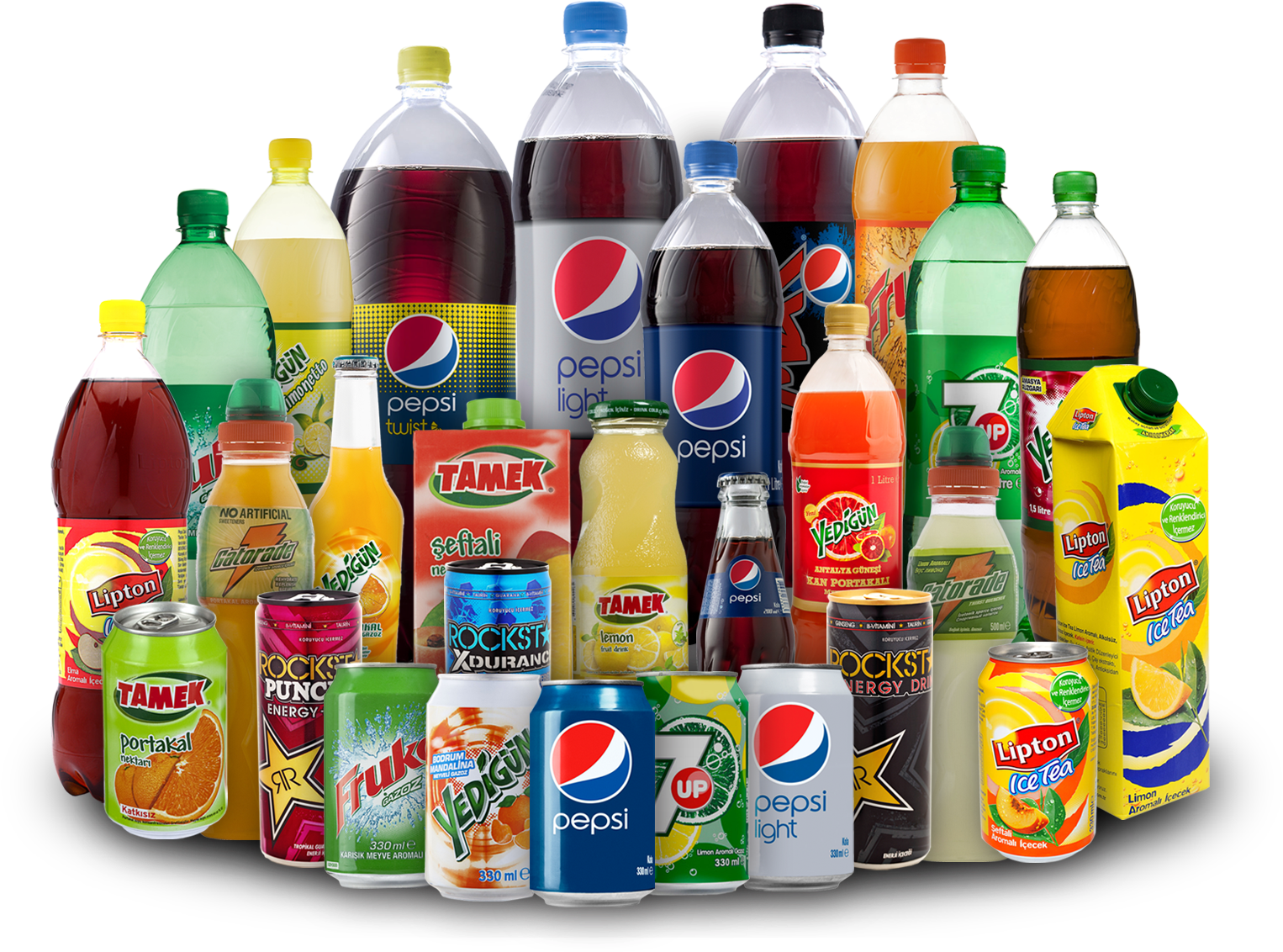 Assorted Cold Drink Brands Collection