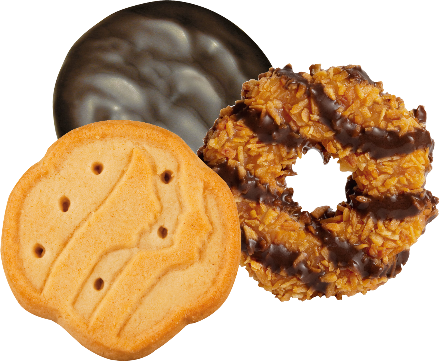 Girl Scout Cookie S'mores - Girl Scout Cookies Free Clip Art, HD Png Download PNG with transparent background