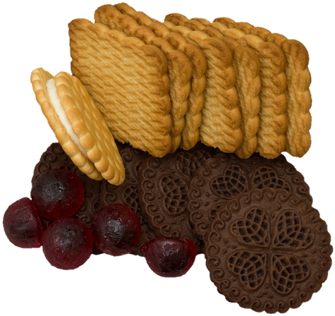 Assorted Cookiesand Cherries