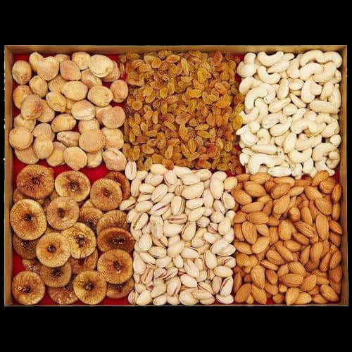 Assorted Dried Fruitsand Nuts PNG with transparent background