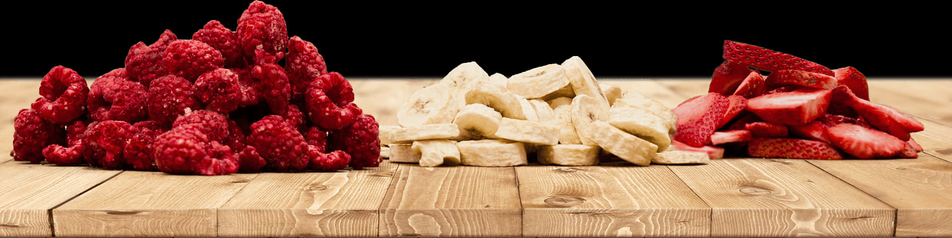 Assorted Fresh Fruits Wooden Tabletop