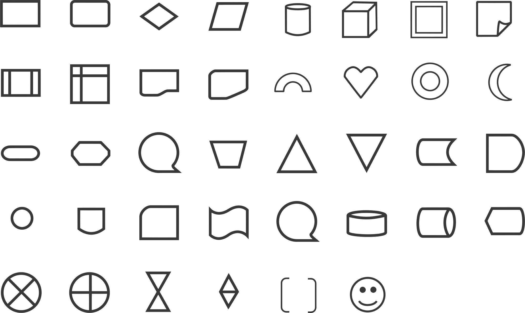 Set Of Basic Shapes Clip Arts - Basic Shapes Shape Clipart, HD Png Download PNG image with a transparent background, free high-resolution download