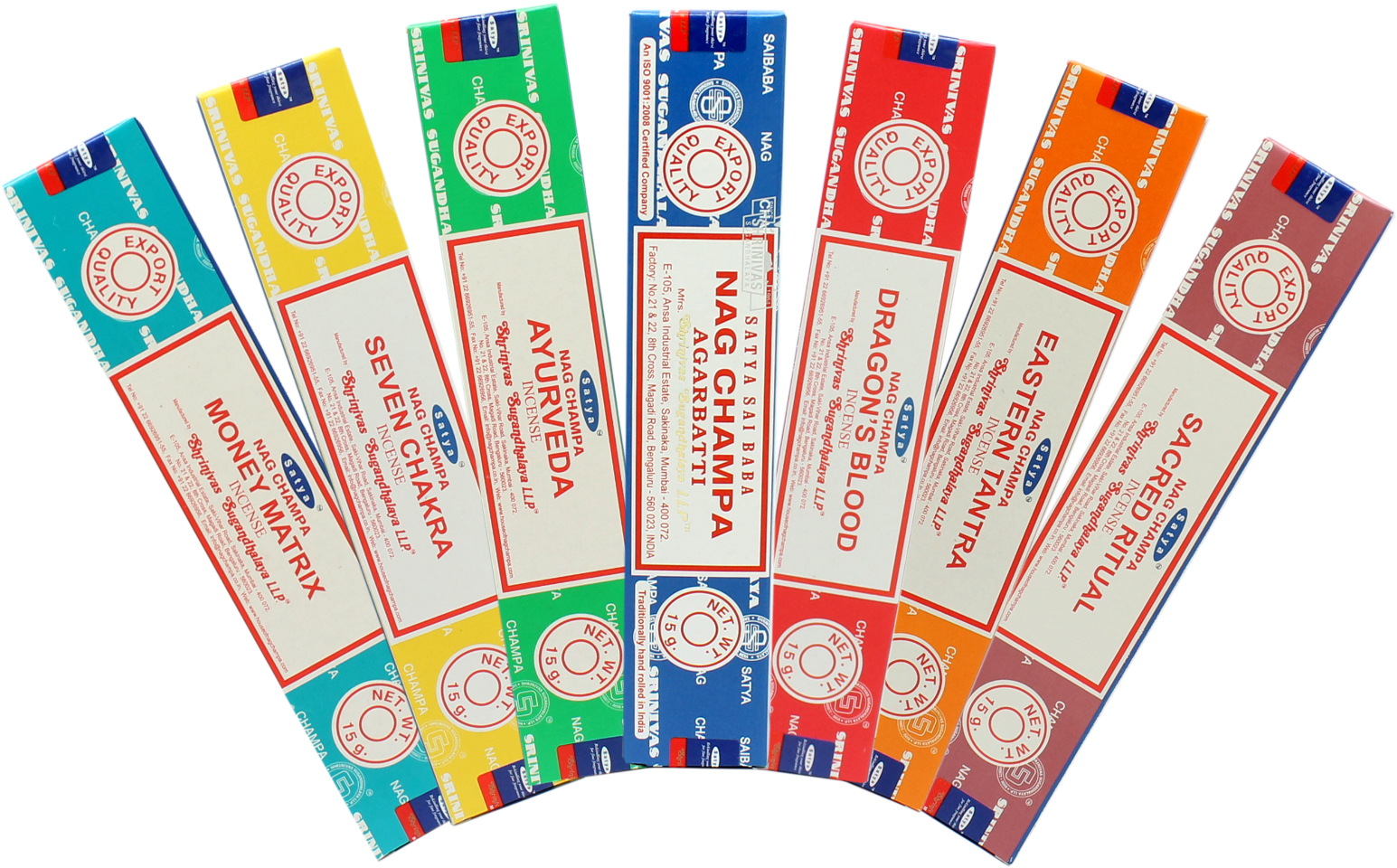 Assorted Incense Sticks Packaging