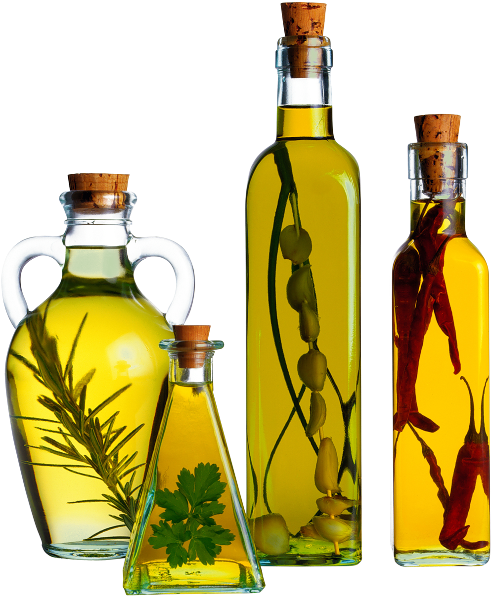 Assorted Infused Olive Oil Bottles