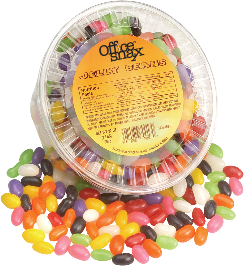 Assorted Jelly Beans Container