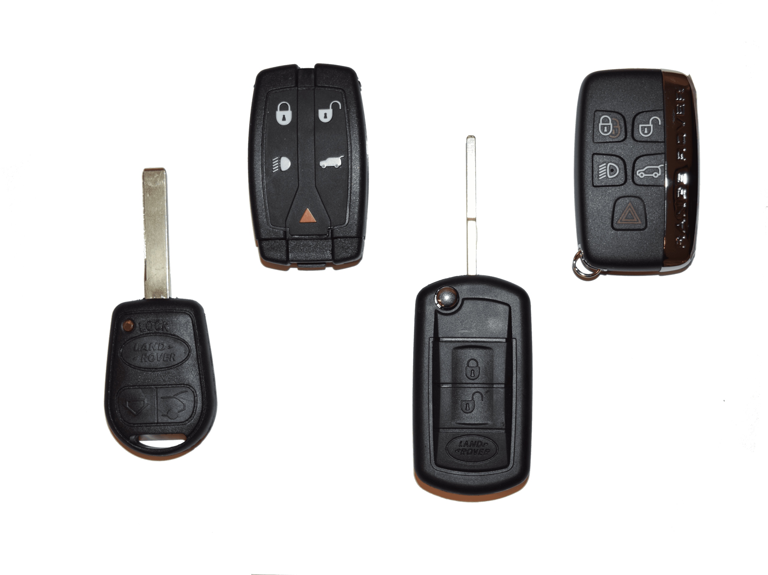 Assorted Land Rover Car Keys