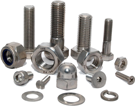 Stainless Steel Nut Bolt, HD Png Download PNG image with a transparent background, free high-resolution download