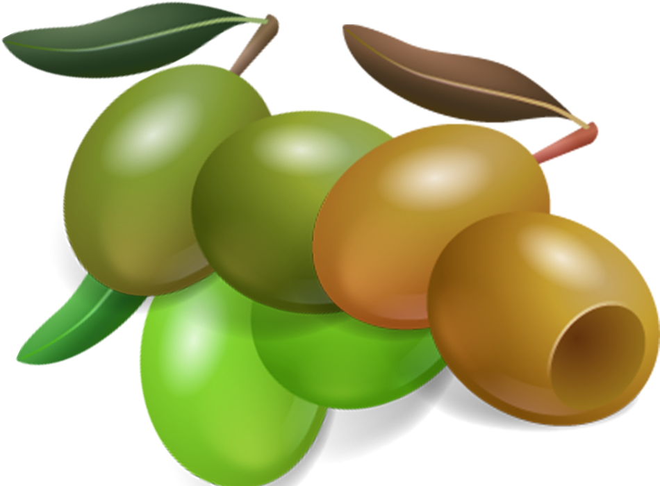 Olive Clipart Black Plum - Olive Cartoon Transparent Background, HD Png Download PNG with transparent background