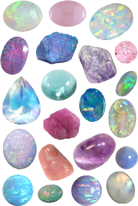 Assorted Opal Gemstones Collection