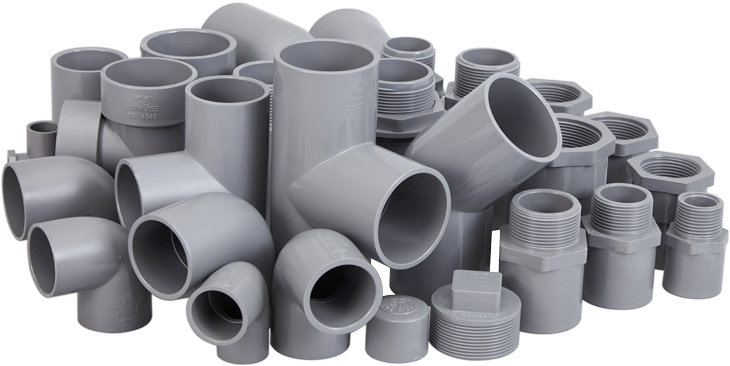 Assorted P V C Pipe Fittings Collection