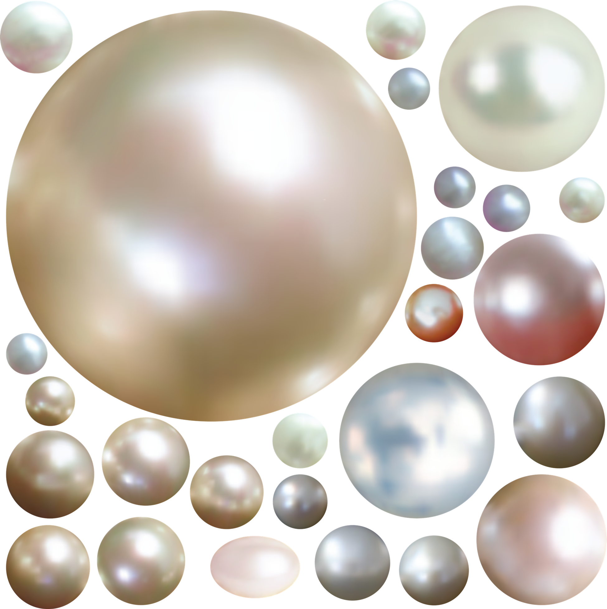 Pearl Png Free Download - Mermaid Pearl Color Gel Polish, Transparent Png PNG with transparent background