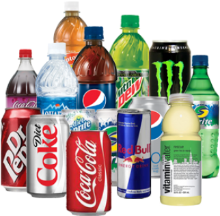 Assorted Popular Cold Drinks Collection