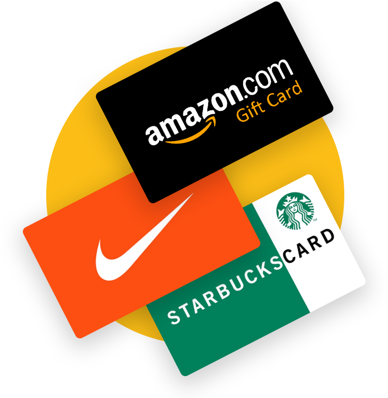 Assorted Popular Gift Cards 781x801 PNG image with a transparent background, free high-resolution download