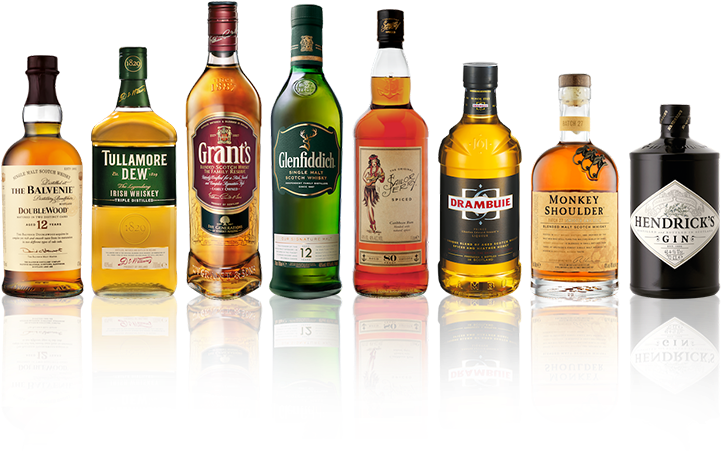 Bar Bottles Png - William Grant And Sons Revenue, Transparent Png PNG with transparent background