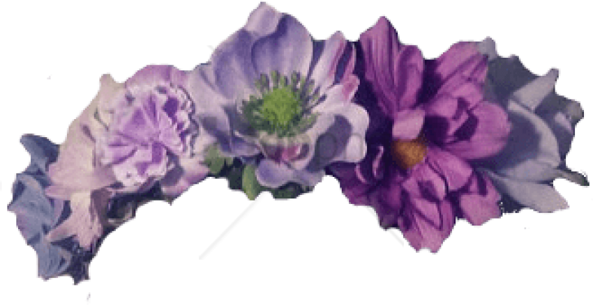 Transparent Floral Crown Png - Purple Flower Crown Png, Png Download PNG with transparent background