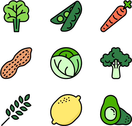 Garden Svg Vegetables - Vegetable Icon Png, Transparent Png PNG with transparent background