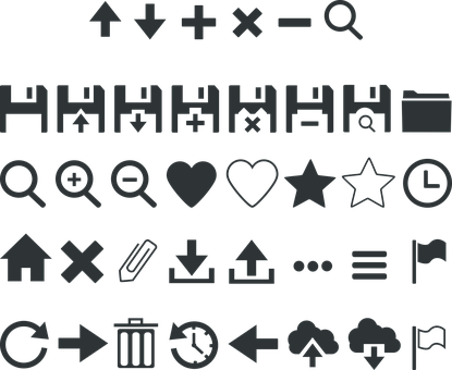 Assorted Web Icons Collection