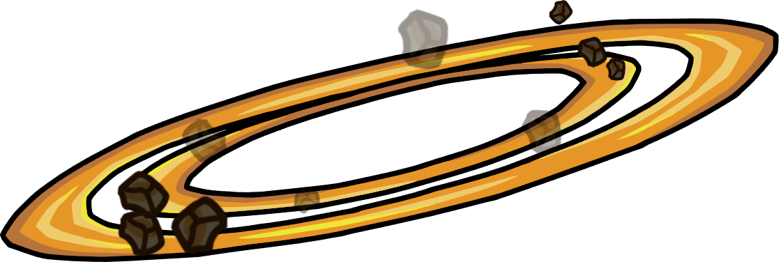 Pics About Space - Asteroid Belt Clip Art, HD Png Download PNG with transparent background