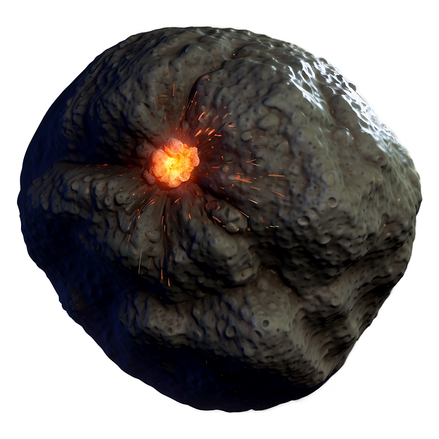 Asteroid Impact PNG 06212024 PNG image with a transparent background, free high-resolution download